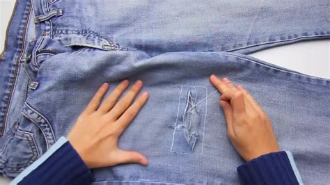 how do you rip your own jeans